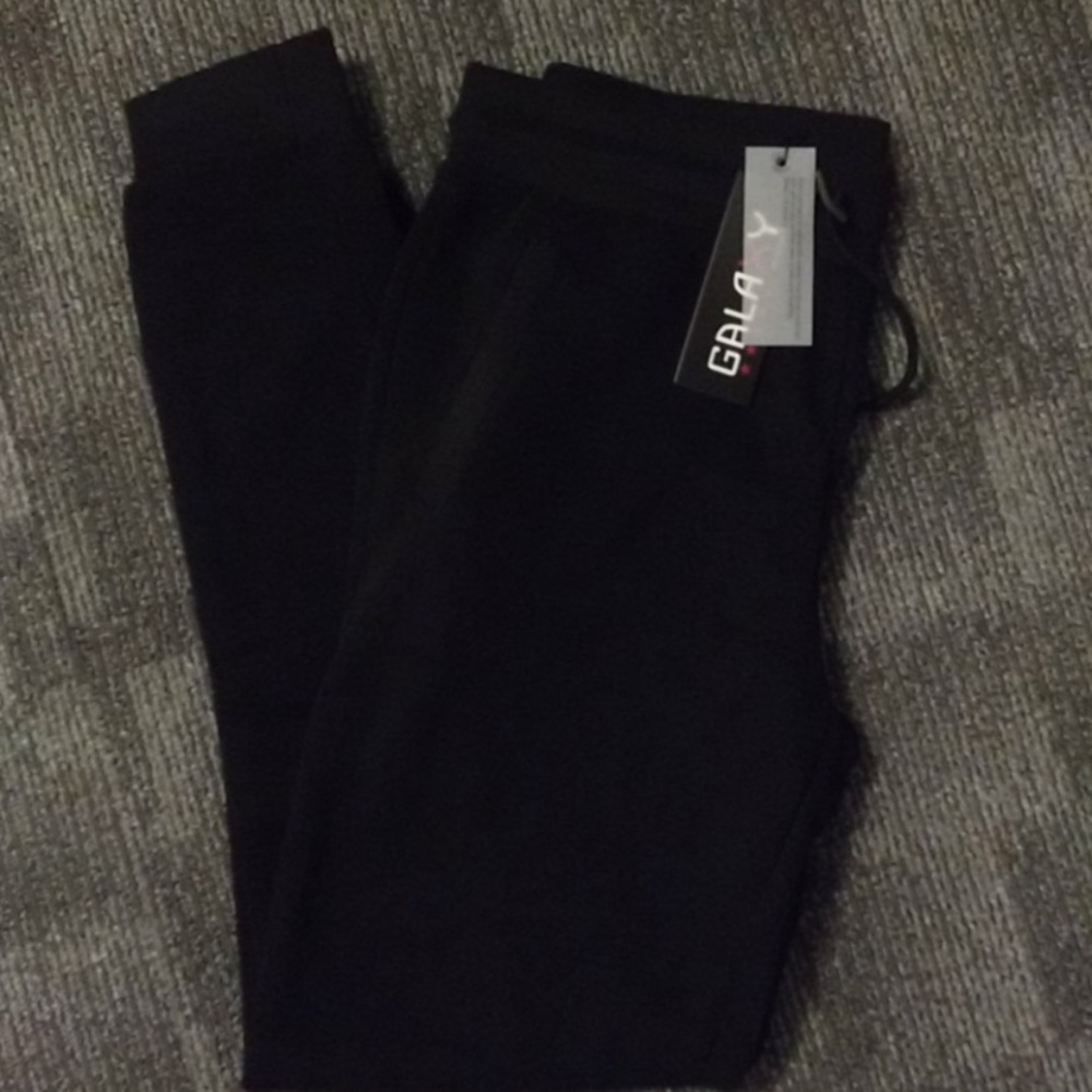 Black Active Galaxy Sweatpants Joggers